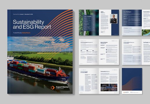 Sustainability and ESG Report Template
