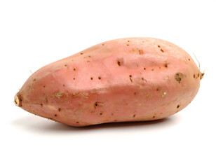 Sweet Potato on White Background