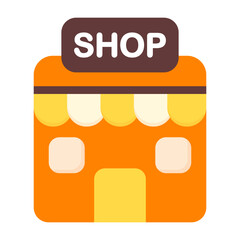 Retailer Modern Solid Style Icon