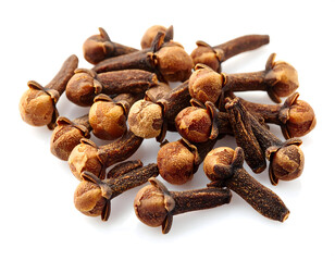Fototapeta premium Cloves on White Background