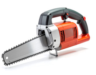 Fototapeta premium Electric Saw on White Background