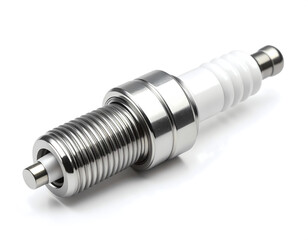 Spark Plug on White Background