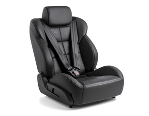 Naklejka premium Car Seat on White Background