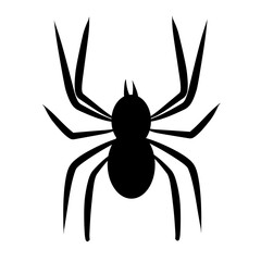 spider silhouette vector