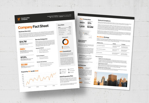 Factsheet Template