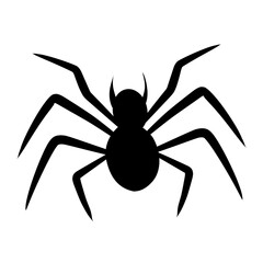 spider silhouette vector