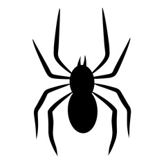 spider silhouette vector