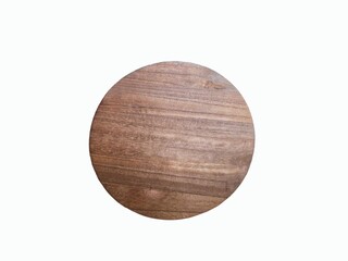 The white background in the picture is a circle of brown wooden plates decorated with colorful...