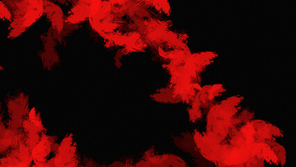黒背景に赤いスクラッチ風テクスチャの抽象デザイン｜スクラッチ, 赤, 背景

