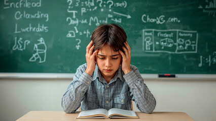 Struggling student faces challenges in difficult classes