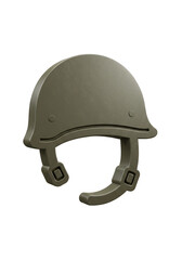 Fototapeta premium 3D Render Military Helmet Symbol of Protection and Combat Equipment