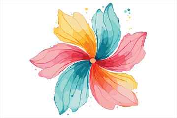 Retro Groovy Flowers Bundle | 70s Inspired Floral Clipart Set