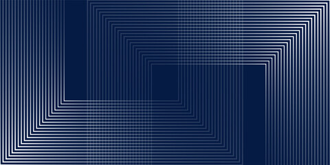 Blue abackground with glowing arrow lines. Simple shiny blue geometric lines design. Digital iluustrations gradient modern triangle good