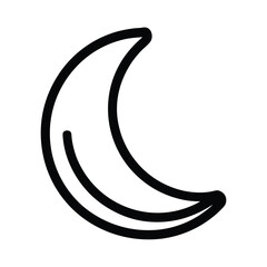 Current Icon Outline Vector Illustration