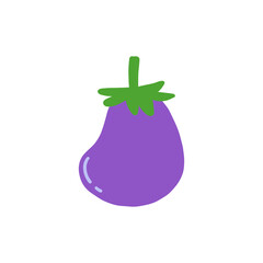 Eggplant icon design vector illustration