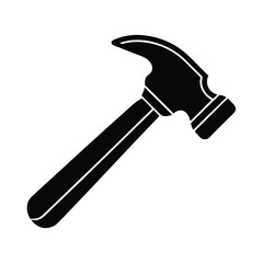 Hammer Icon Outline Vector Illustration