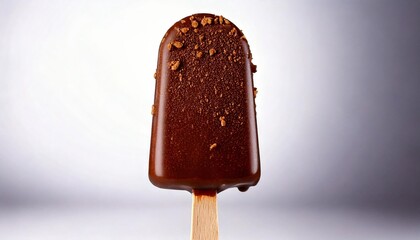 ice cream stick with topping chocolate layer