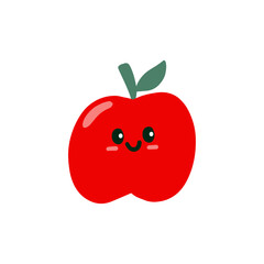 Apple fruit icon design vector illustration