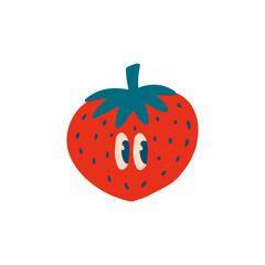 strawberry icon design vector illustration