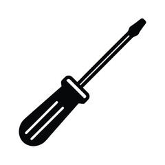 Screwdriver Icon Outline Vector Illustration