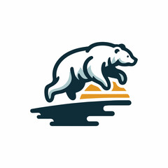 Bear jump logo