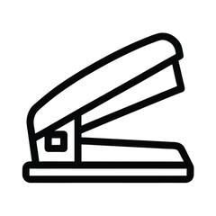 Stapler Icon Outline Vector Illustration