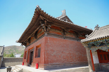 Obraz premium Zetian Temple, Wenshui County, Lüliang, Shanxi, China