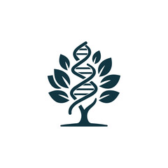 DNA tree logo