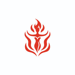 Fire goddess logo