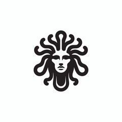 Medusa head logo
