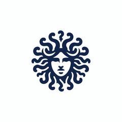 Medusa head logo