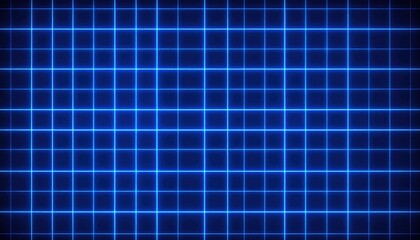 Abstract Blue Grid Pattern Background