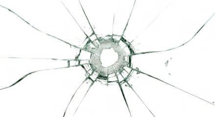 Broken Glass Bullet Hole Effect Abstract Crash Grunge Background