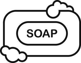 Bathroom Stuff Lined Icon Element