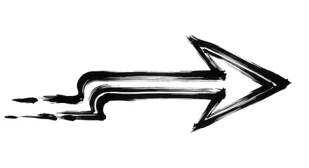 Fototapeta premium Curve Arrow Directional Sign Navigation Pointer Isolated Illustration