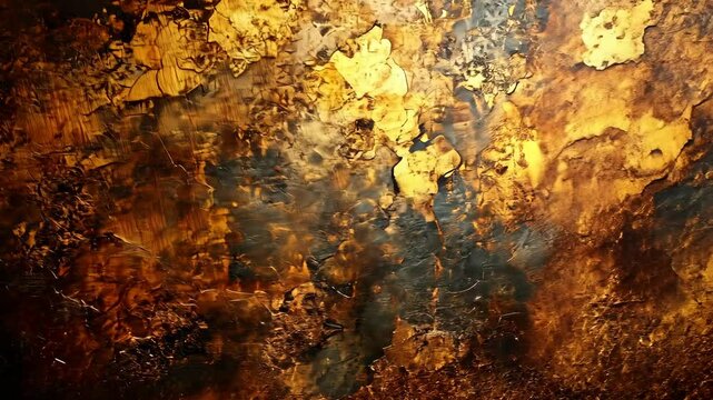 Abstract texture of rust and corrosion with warm tones, ideal for backgrounds and design