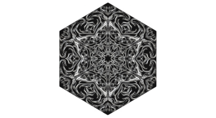 Detailed Mandala Pattern Abstract Decorative Floral Ornament Design