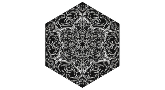 Detailed Mandala Pattern Abstract Decorative Floral Ornament Design