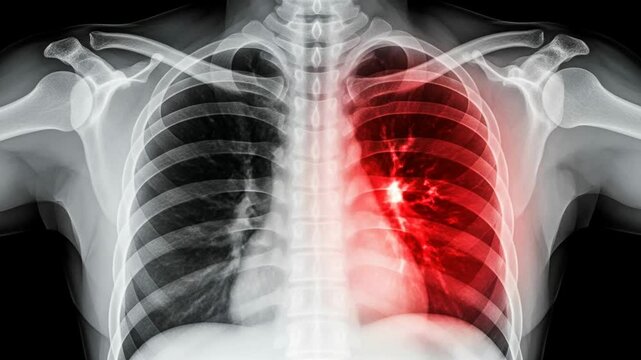 Chest x ray showing pneumonia   background