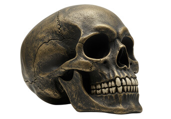 Obraz premium Detailed Skull Halloween Skeleton Death Transparent Background