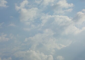 blue sky with clouds