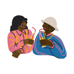 Couple Hanging Out Socially