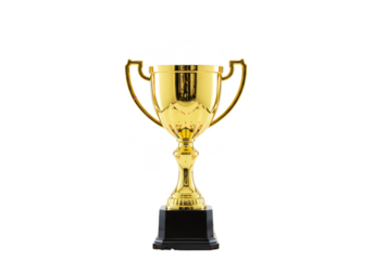 Gold Trophy Transparent Background For Achievement Celebration Success