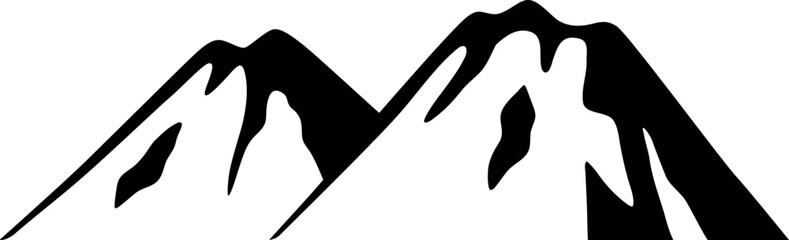 Obraz premium Mountain Silhouette
