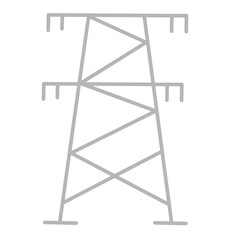 Electricity tower icon vector