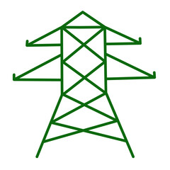 Electricity tower icon vector