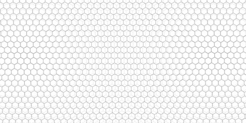 Technology abstract background with hexagons mesh,Pattern clean grid uneven design.
