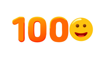 100 points vector illustration emoji symbol sign icon flat desig