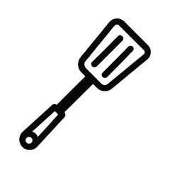 Spatula With Flat Blade Vector Illustration