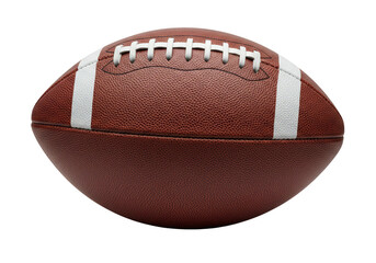 Isolated Football Detailed Brown Leather Ball Team Sports Gear Game